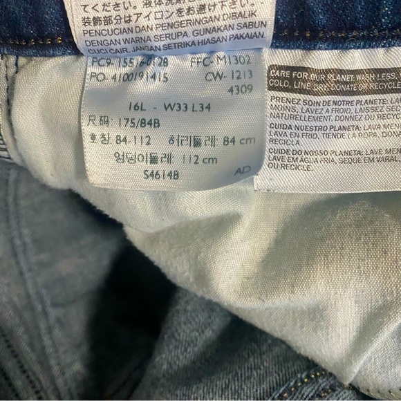 Levi’s 515 Bootcut Jeans Women’s Size 16L - W33 L34 Dark Wash Kicker Western EUC - Picture 7 of 7